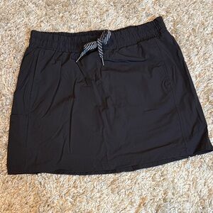 Avalanche Black Elastic Waist Skirt